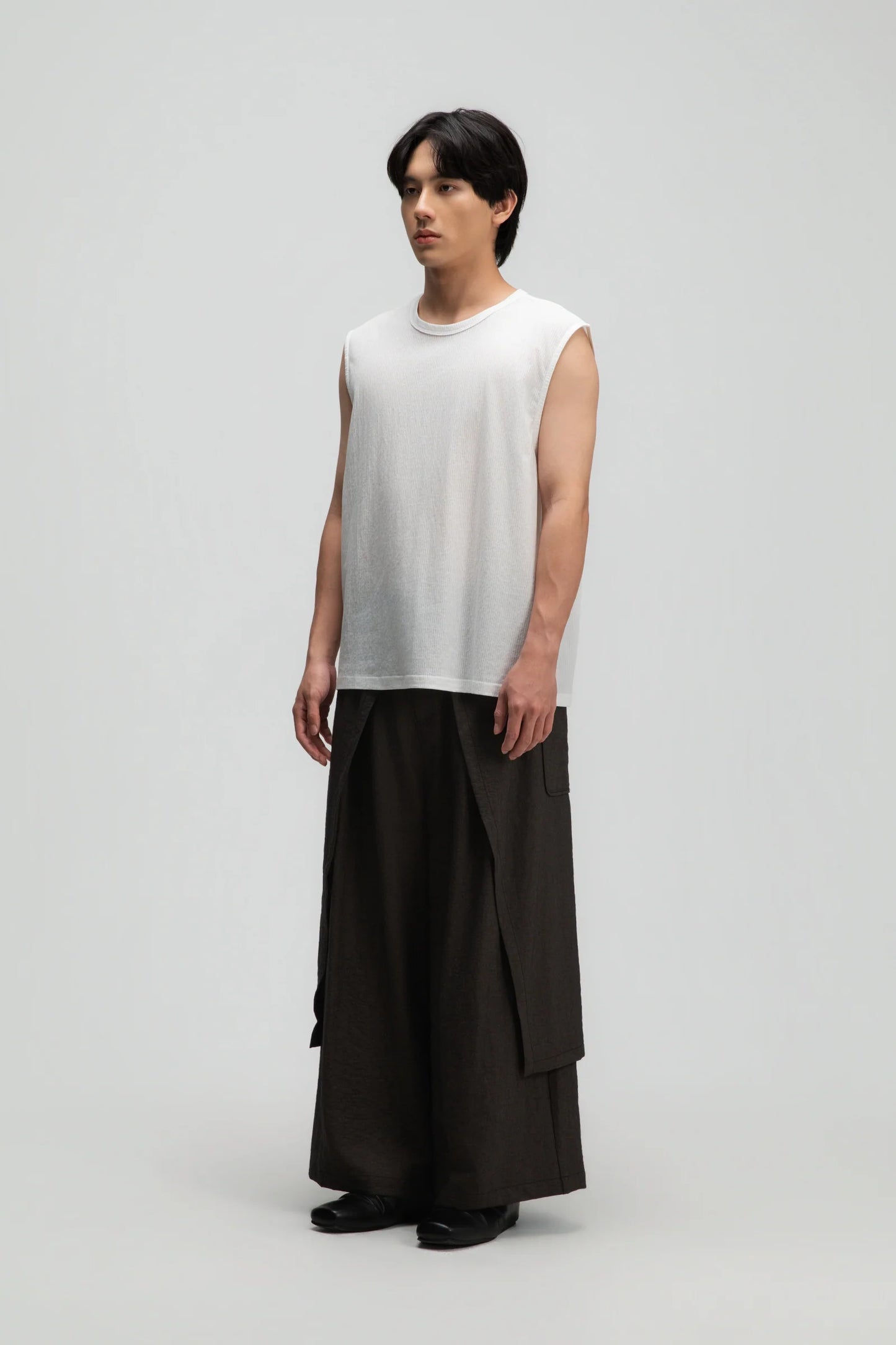 Gender Neutral Panel Cover Long Pants (Dark Grey) - BEV C multi label store