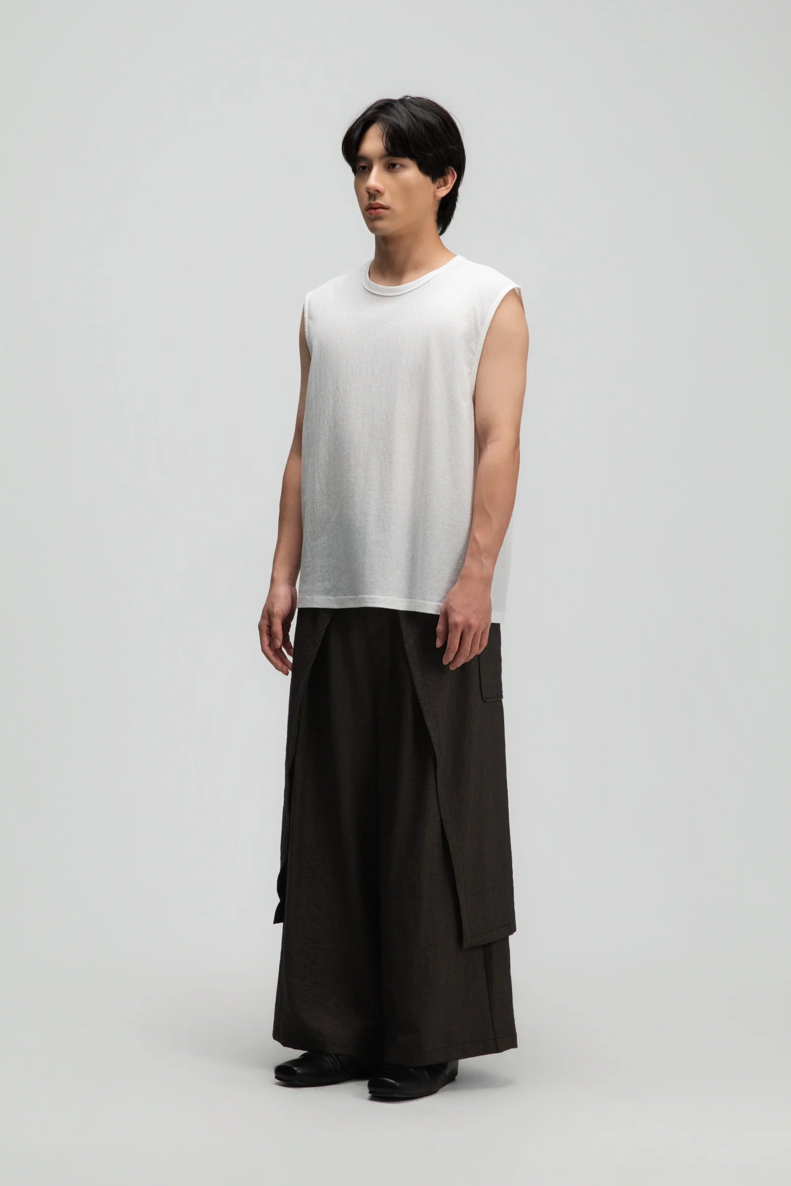 Gender Neutral Panel Cover Long Pants (Dark Grey) - BEV C multi label store