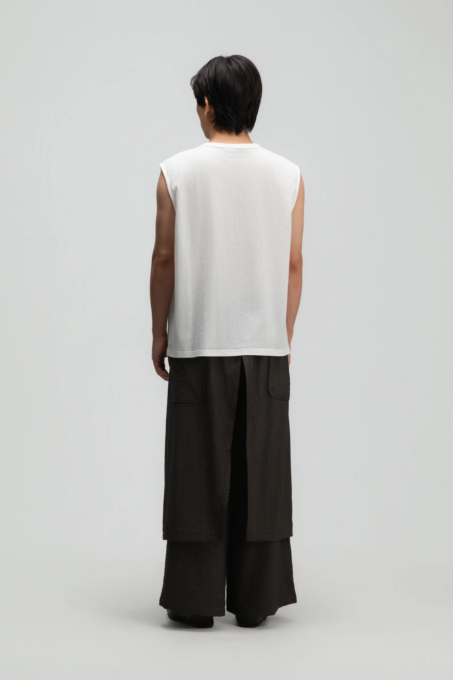 Gender Neutral Panel Cover Long Pants (Dark Grey) - BEV C multi label store