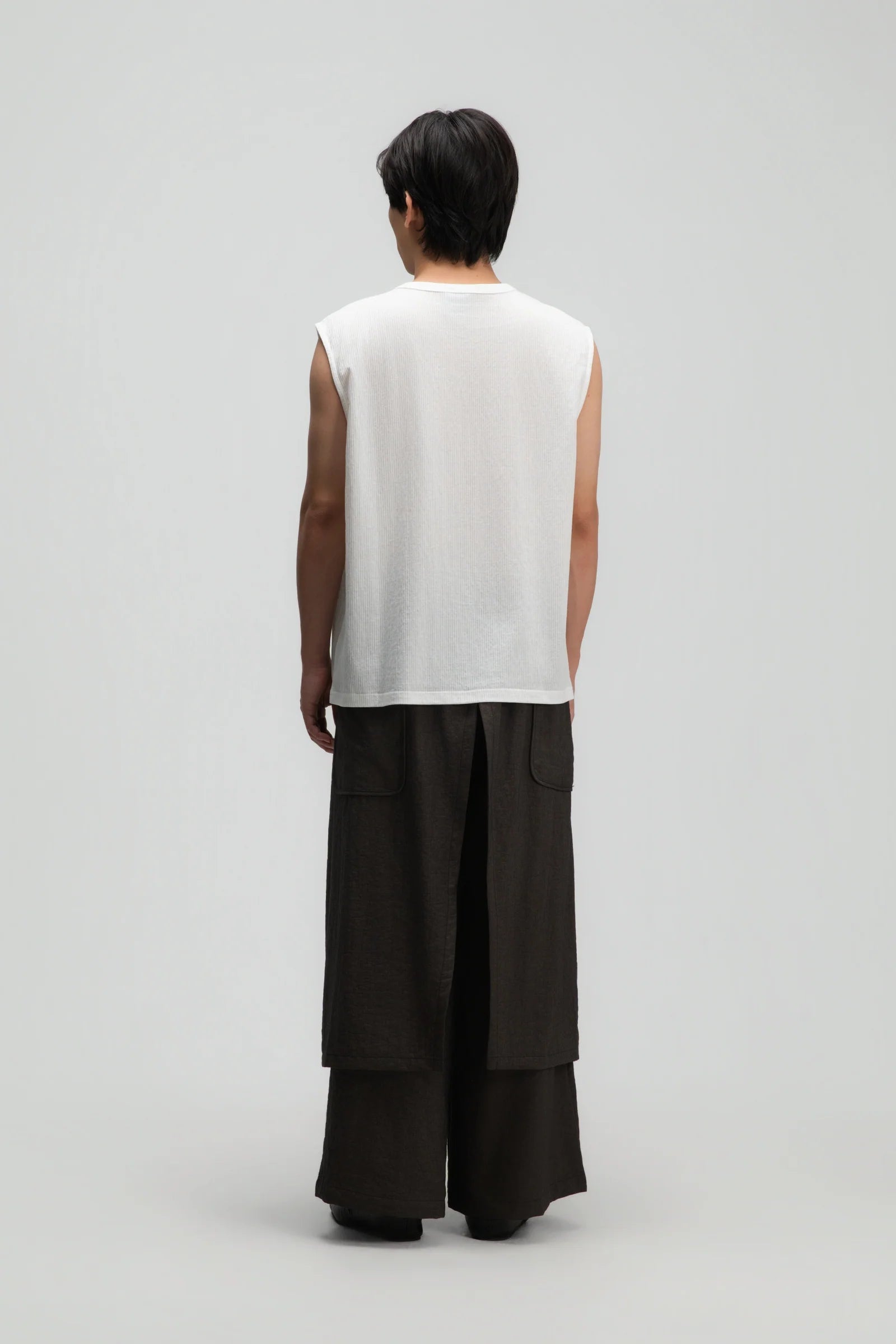 Gender Neutral Panel Cover Long Pants (Dark Grey) - BEV C multi label store