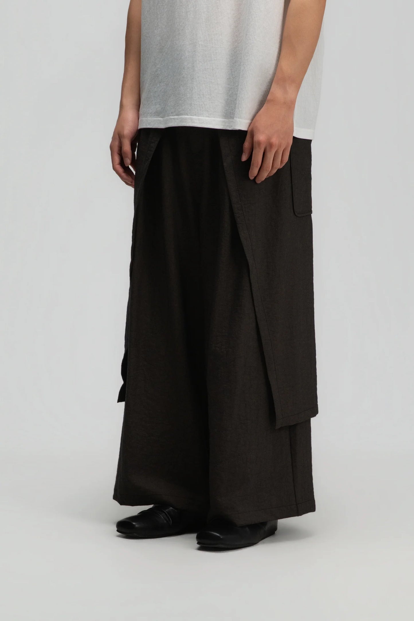 Gender Neutral Panel Cover Long Pants (Dark Grey) - BEV C multi label store