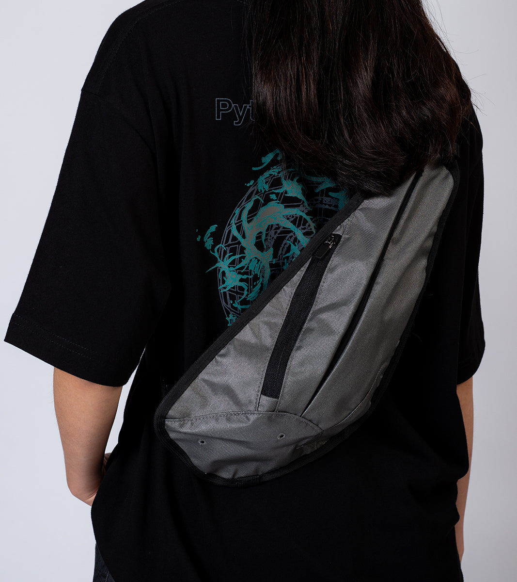 2-Side crossbody bag - Iron - BEV C multi label store