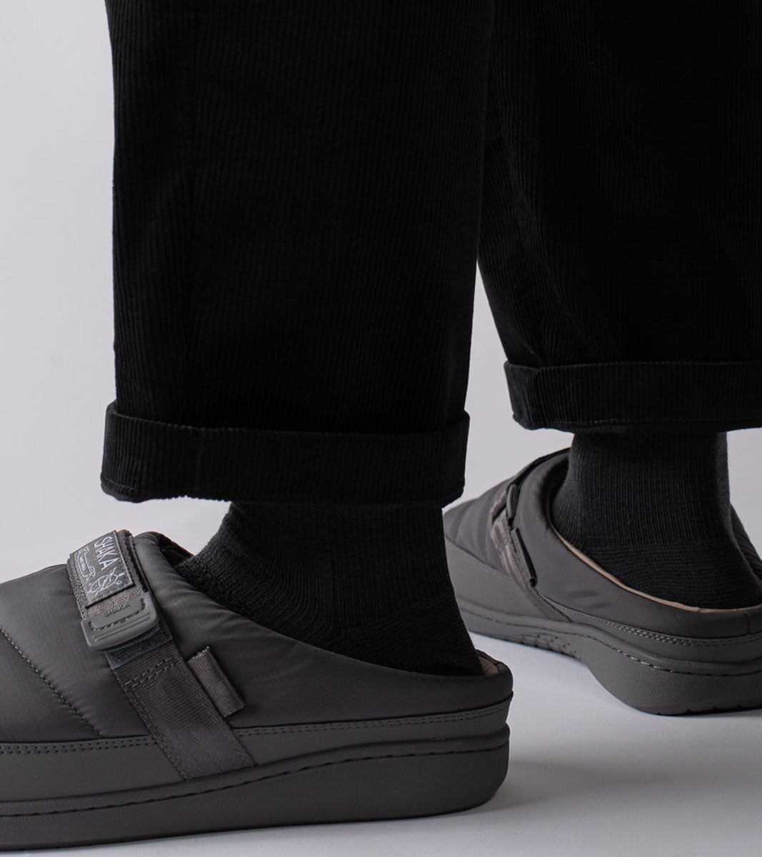 Merino Wool Socks Lite -Feather Black - BEV C multi label store