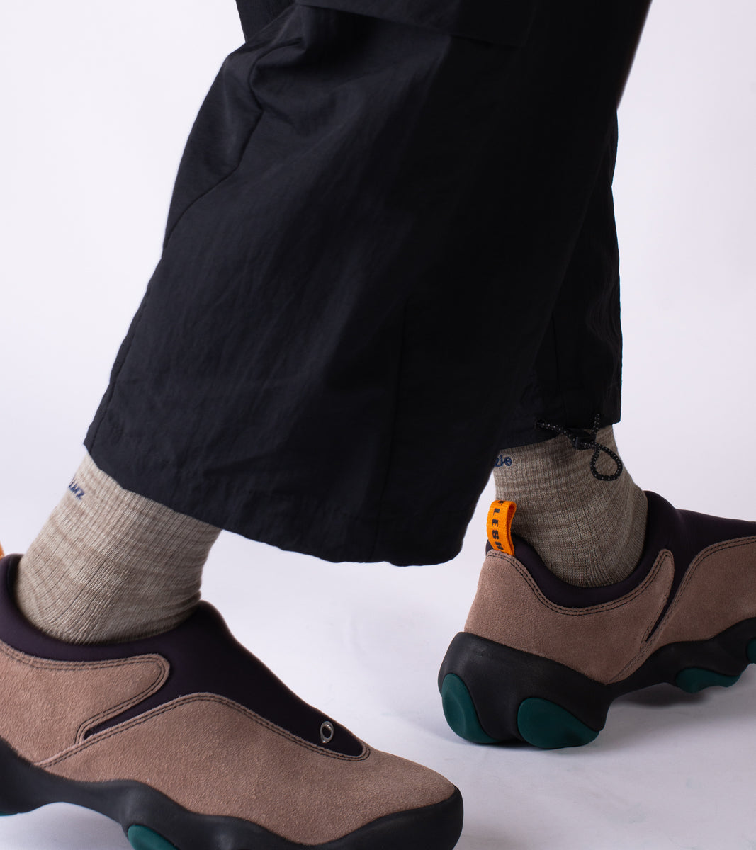 Essential Crew Casual Socks -Desert Brn - BEV C multi label store