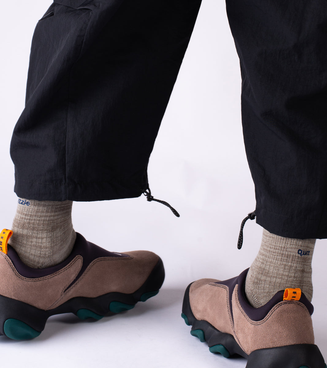 Essential Crew Casual Socks -Desert Brn - BEV C multi label store