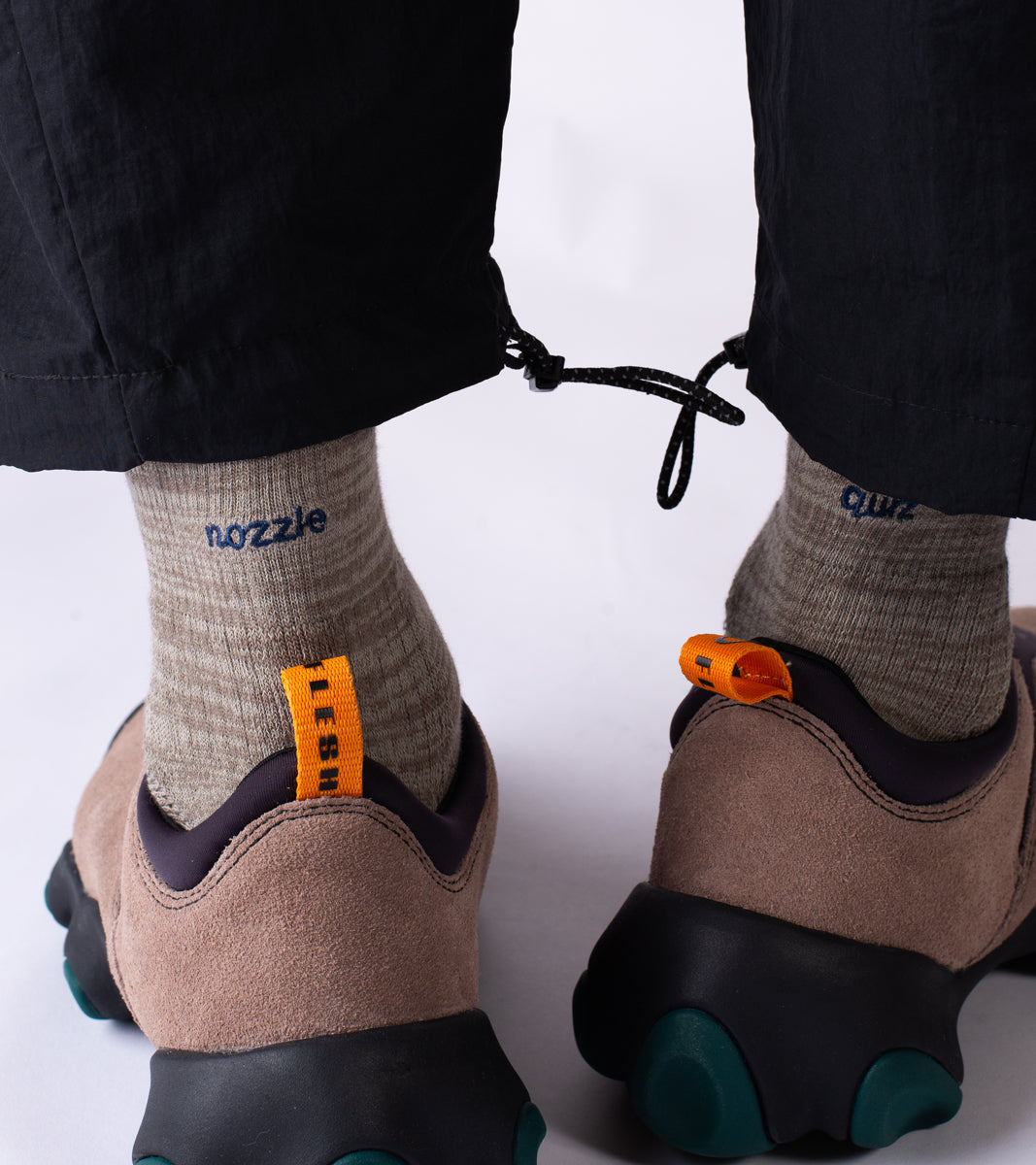 Essential Crew Casual Socks -Desert Brn - BEV C multi label store