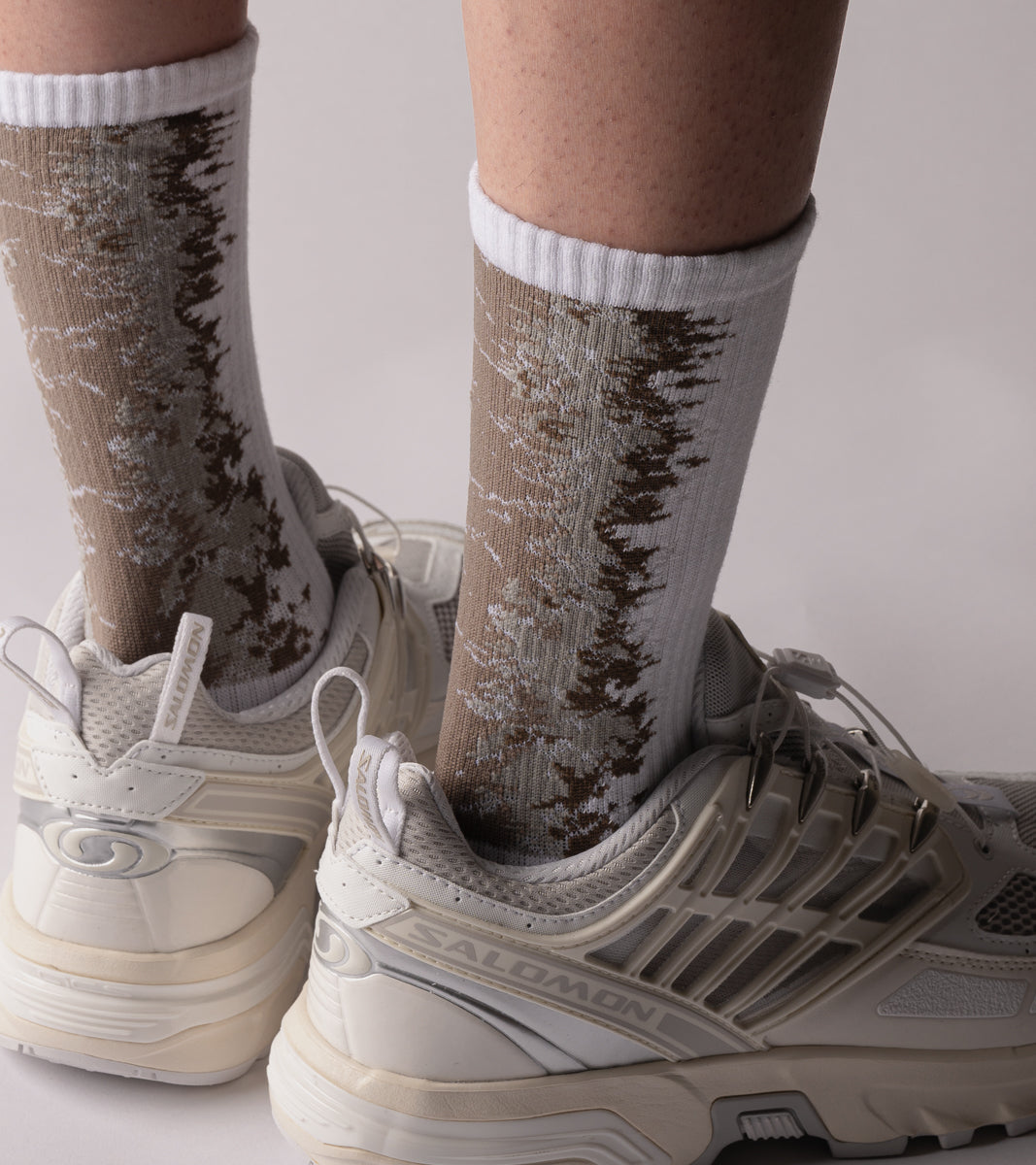 LANDING Midcalf socks -Gradient Sand - BEV C multi label store