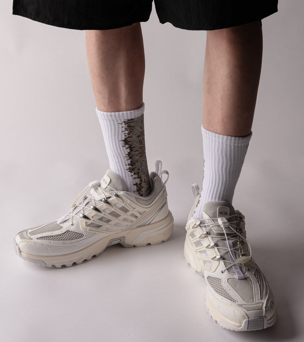 LANDING Midcalf socks -Gradient Sand - BEV C multi label store