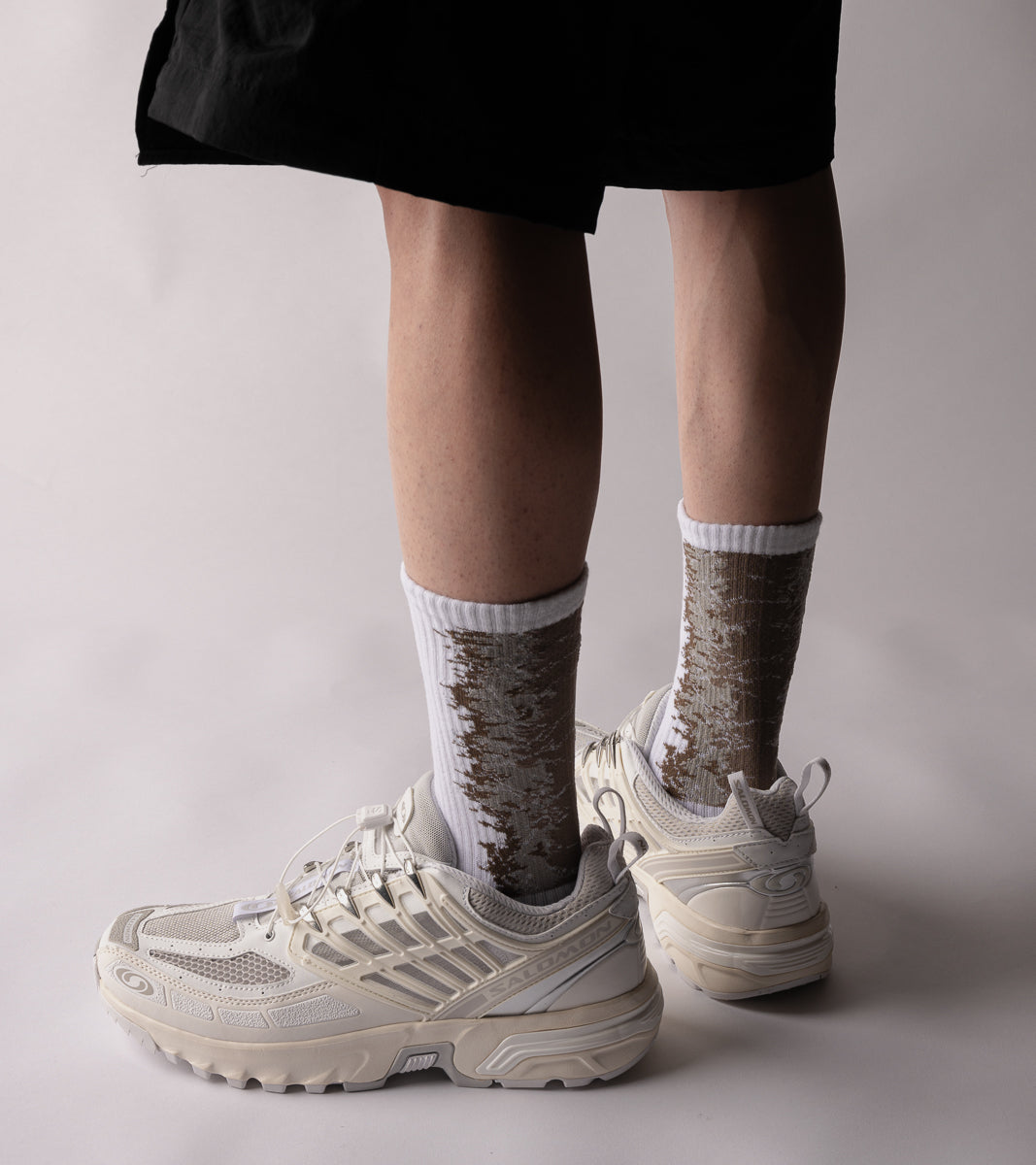 LANDING Midcalf socks -Gradient Sand - BEV C multi label store