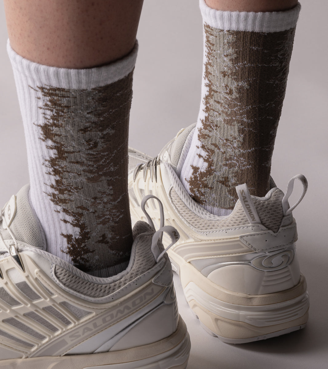 LANDING Midcalf socks -Gradient Sand - BEV C multi label store