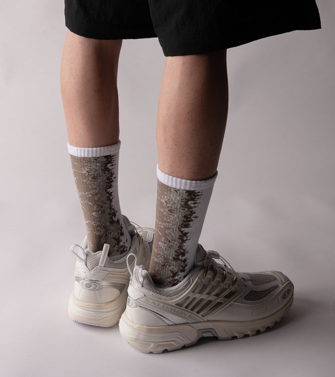LANDING Midcalf socks -Gradient Sand - BEV C multi label store