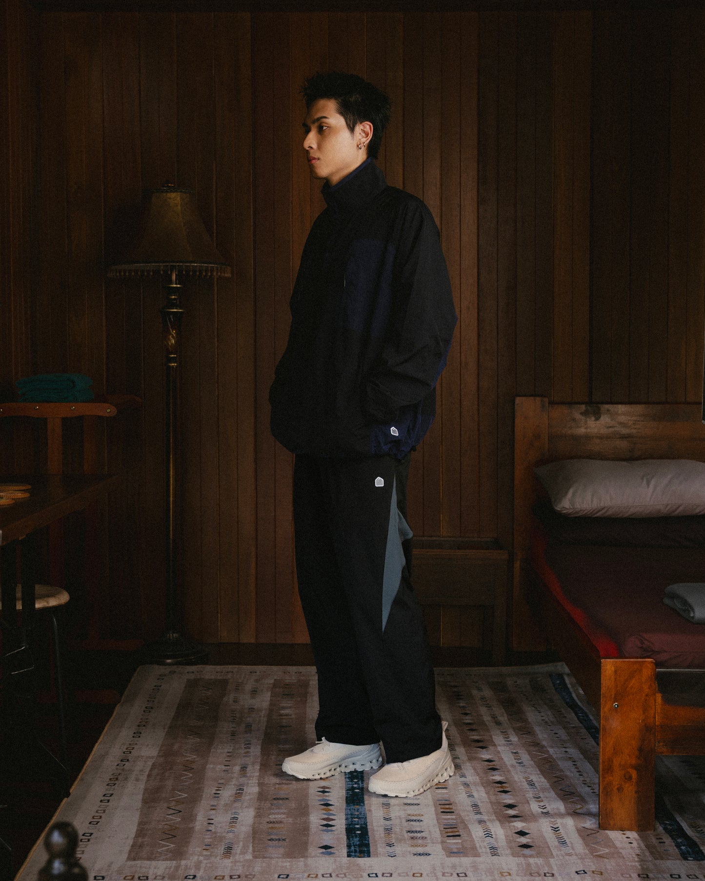 Half Snap Pullover Jacket (Midnight) - BEV C multi label store