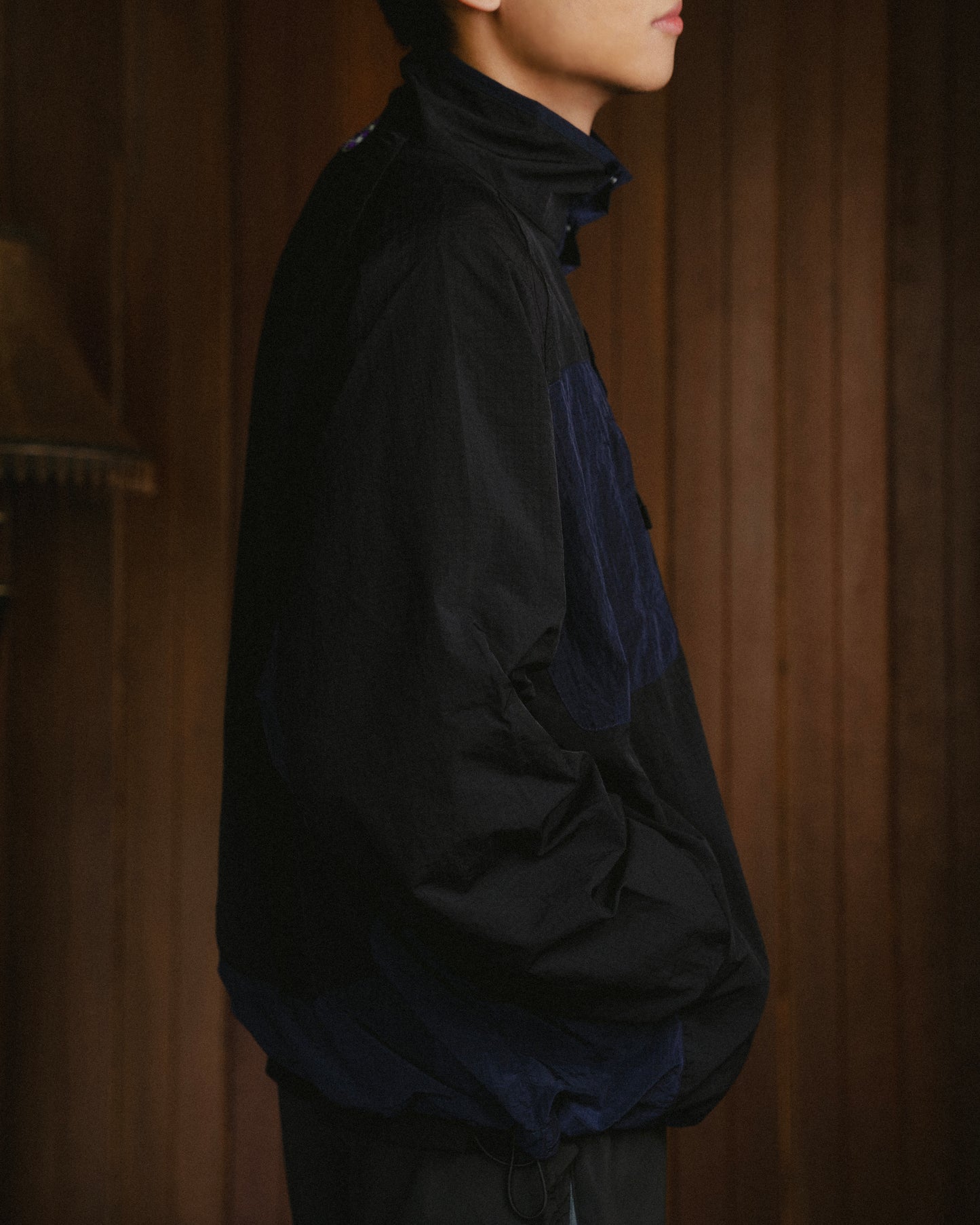 Half Snap Pullover Jacket (Midnight) - BEV C multi label store