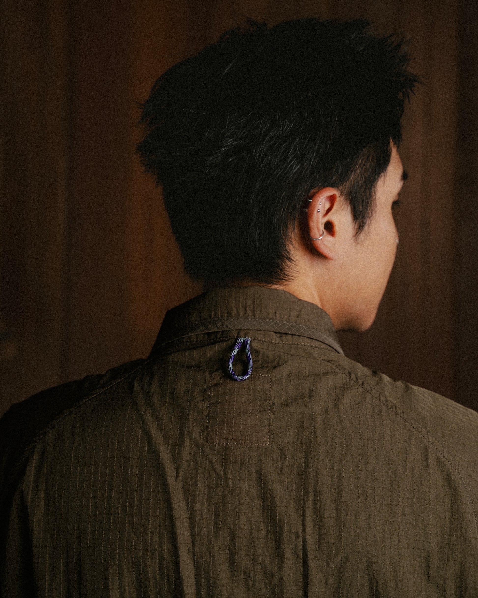 Half Snap Pullover Jacket (Umber) - BEV C multi label store