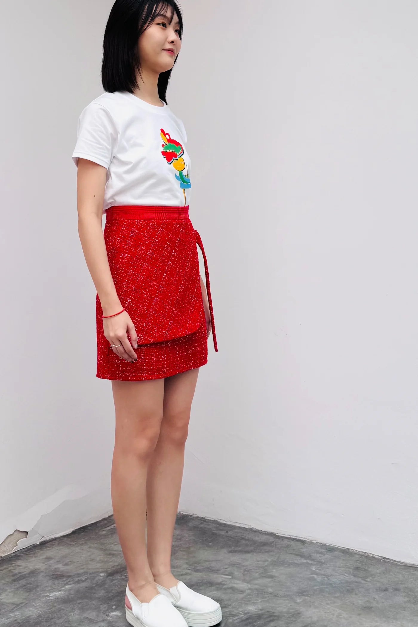 LUNAR 2025 SK02B || KHOO SKIRT - BEV C multi label store