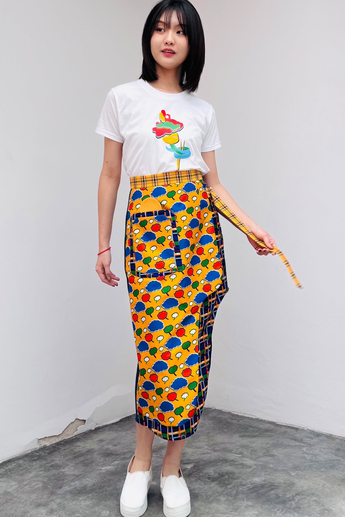 LUNAR 2025 SK03A || CHONG SKIRT - BEV C multi label store