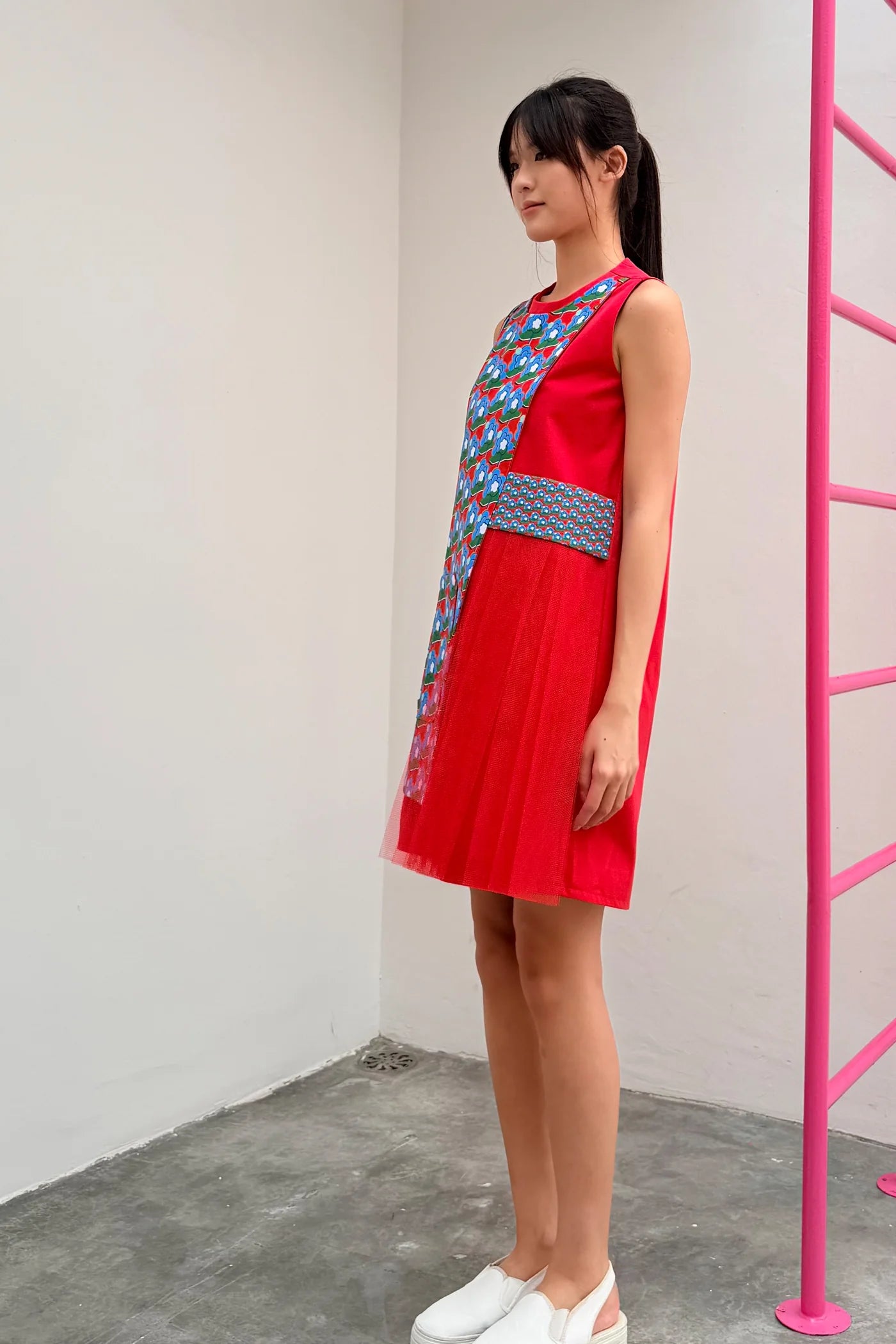 LUNAR 2026 DD01 || CHEERFUL MINI DRESS - BEV C multi label store