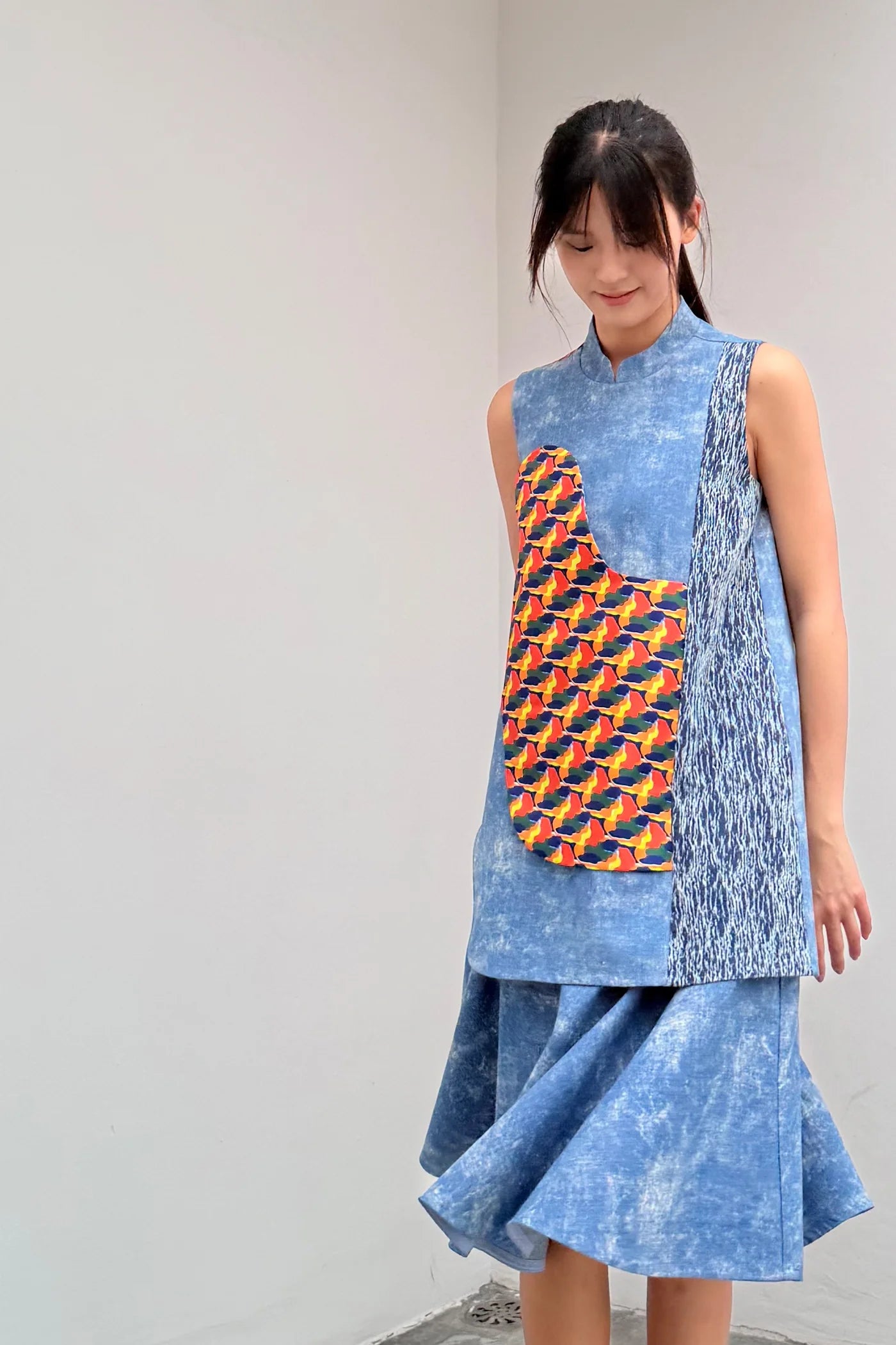 LUNAR 2026 DD02 || CLEMENTINE MIDI DRESS - BEV C multi label store