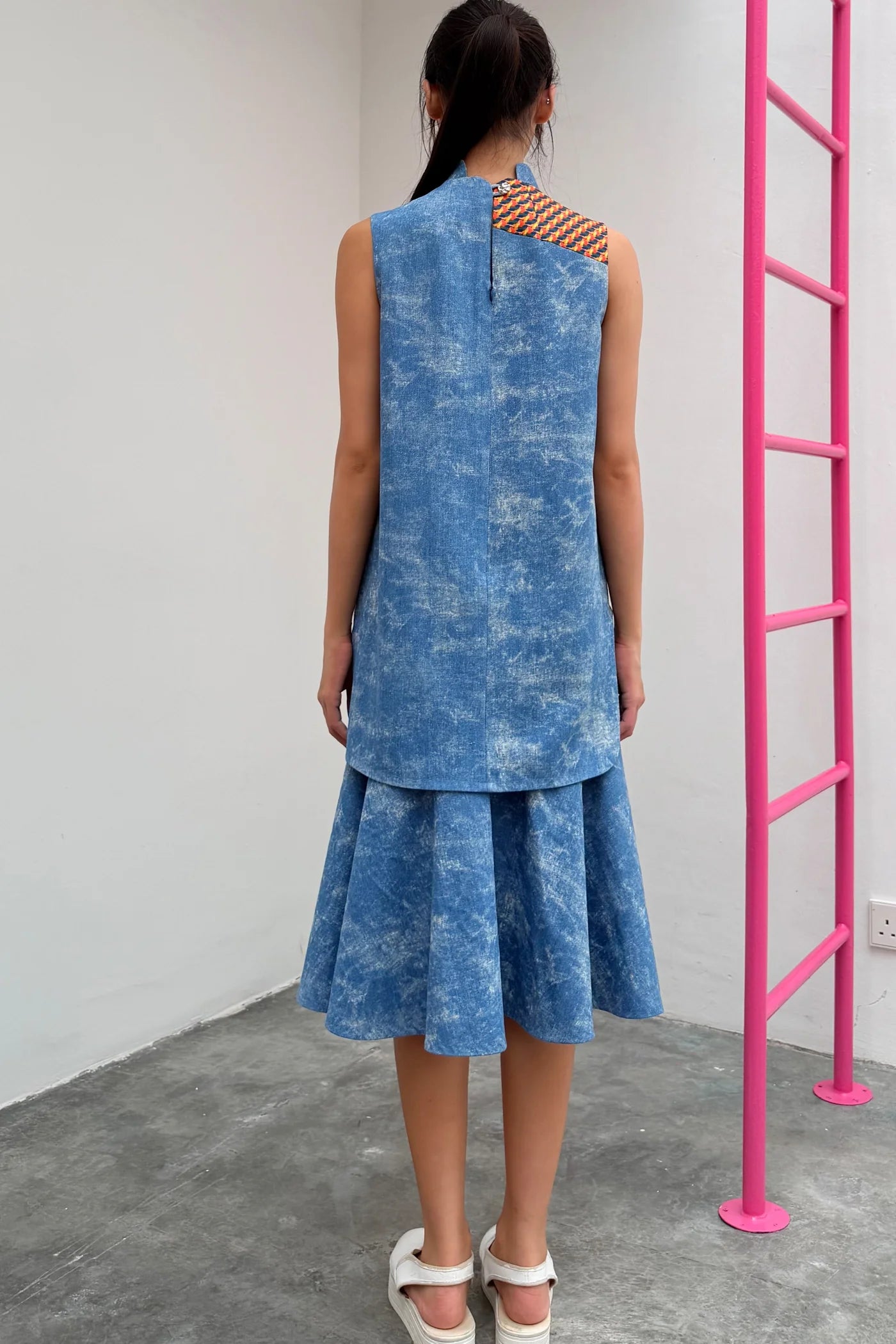LUNAR 2026 DD02 || CLEMENTINE MIDI DRESS - BEV C multi label store