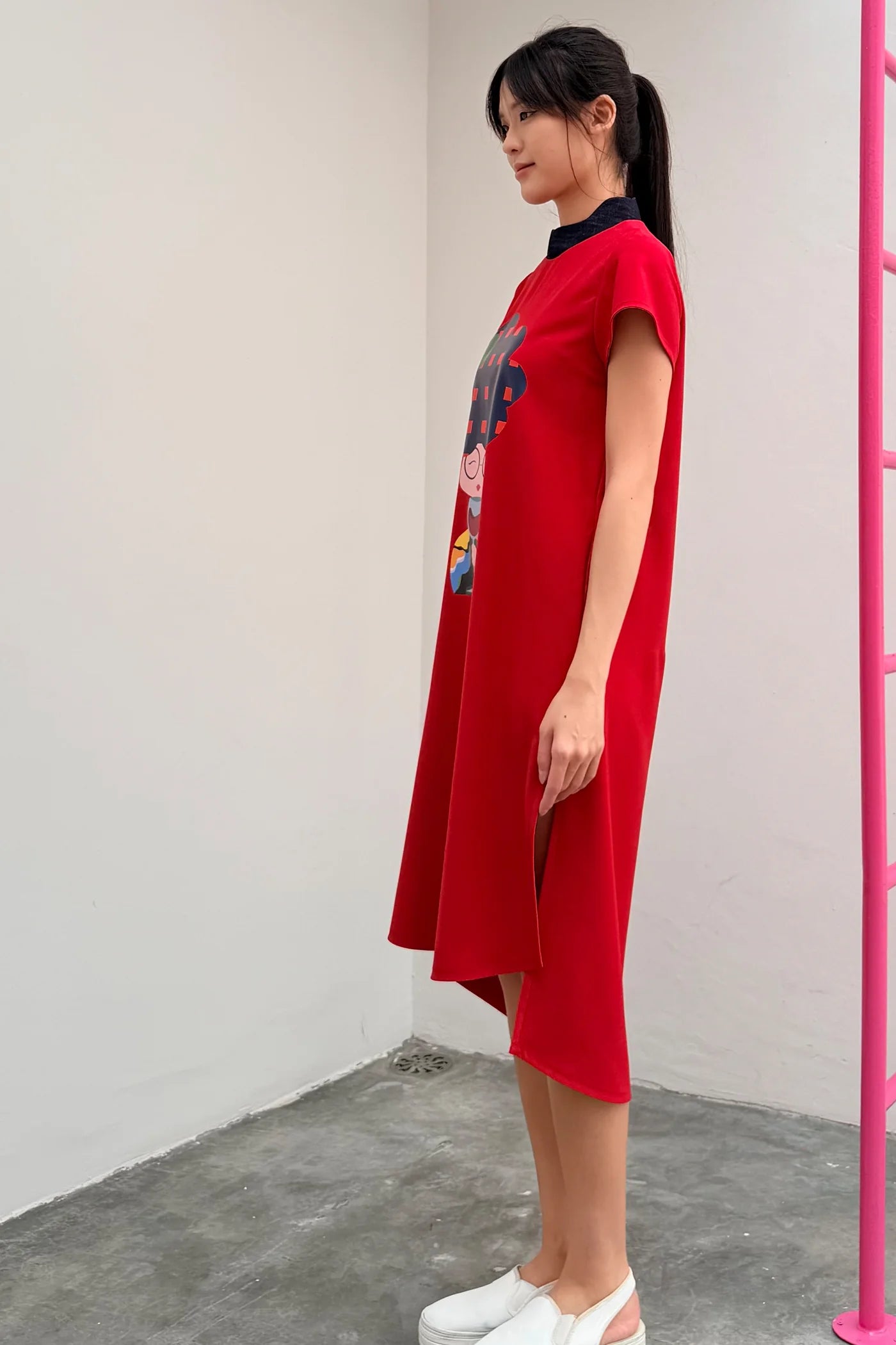 LUNAR 2026 DD03B || KANPAI MIDI DRESS - BEV C multi label store