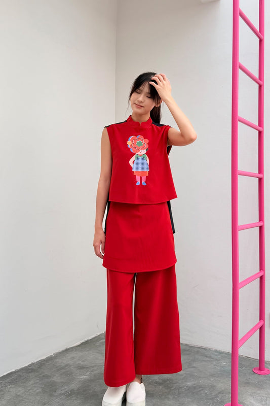 LUNAR 2026 TT02C || AJUMMA OVERSIZED TOP - BEV C multi label store
