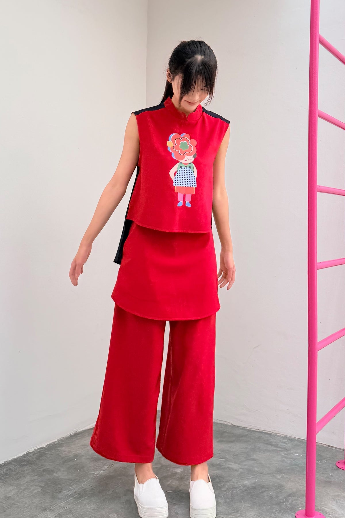 LUNAR 2026 TT02C || AJUMMA OVERSIZED TOP - BEV C multi label store