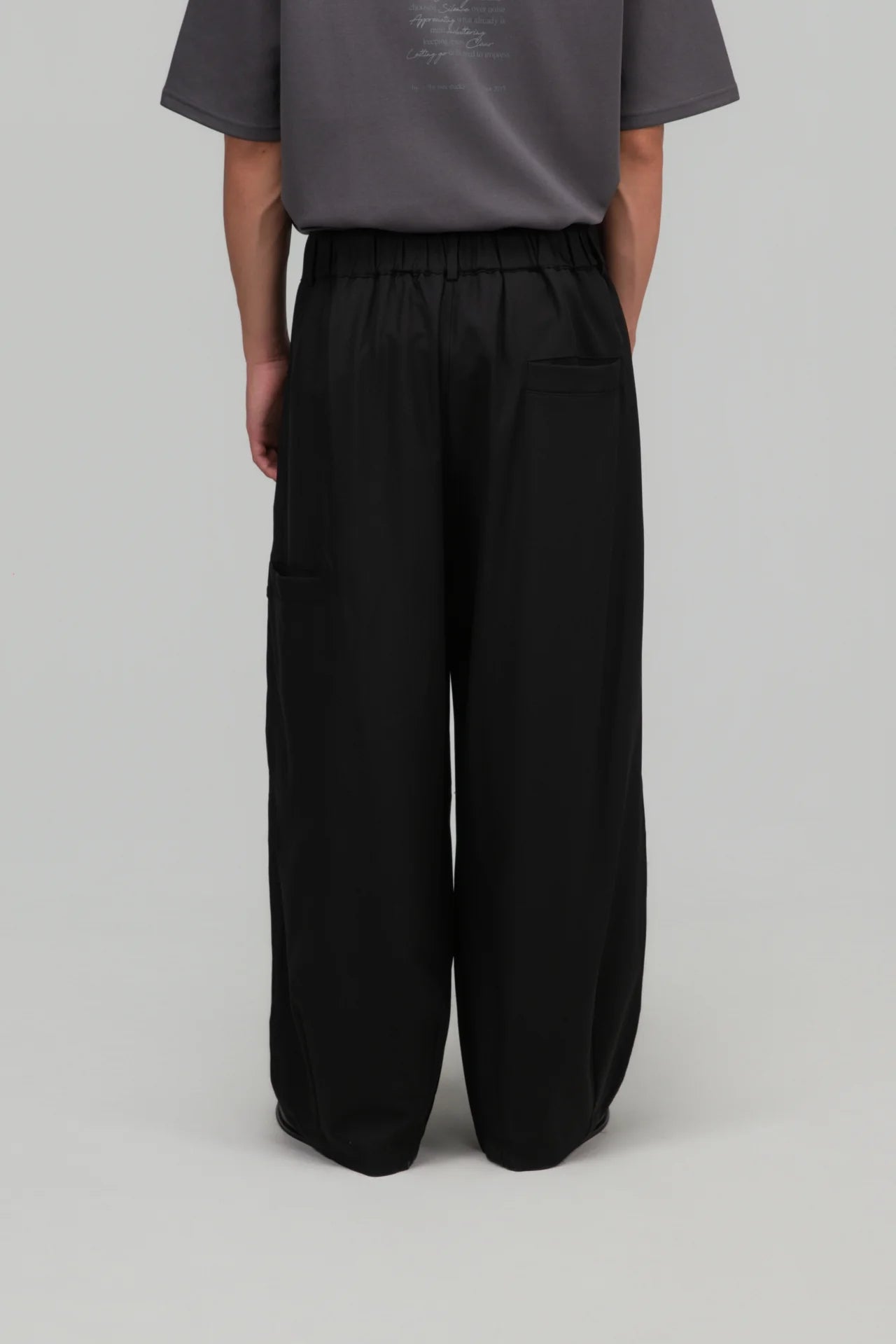 Gender Neutral Cocoon Trousers (Poly / Black) - BEV C multi label store