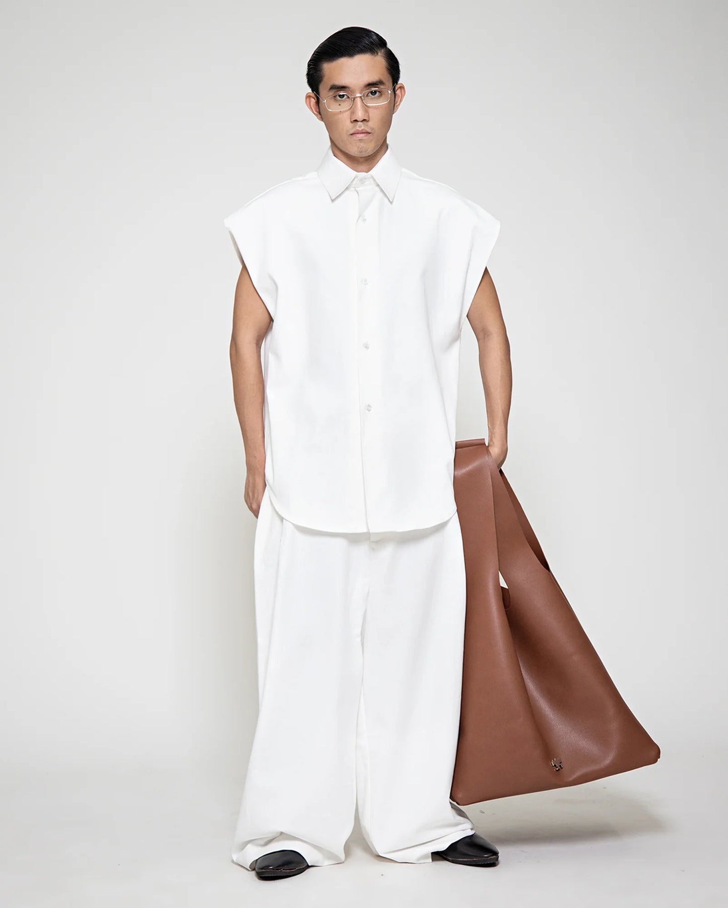 Ramlee Pants White - BEV C multi label store