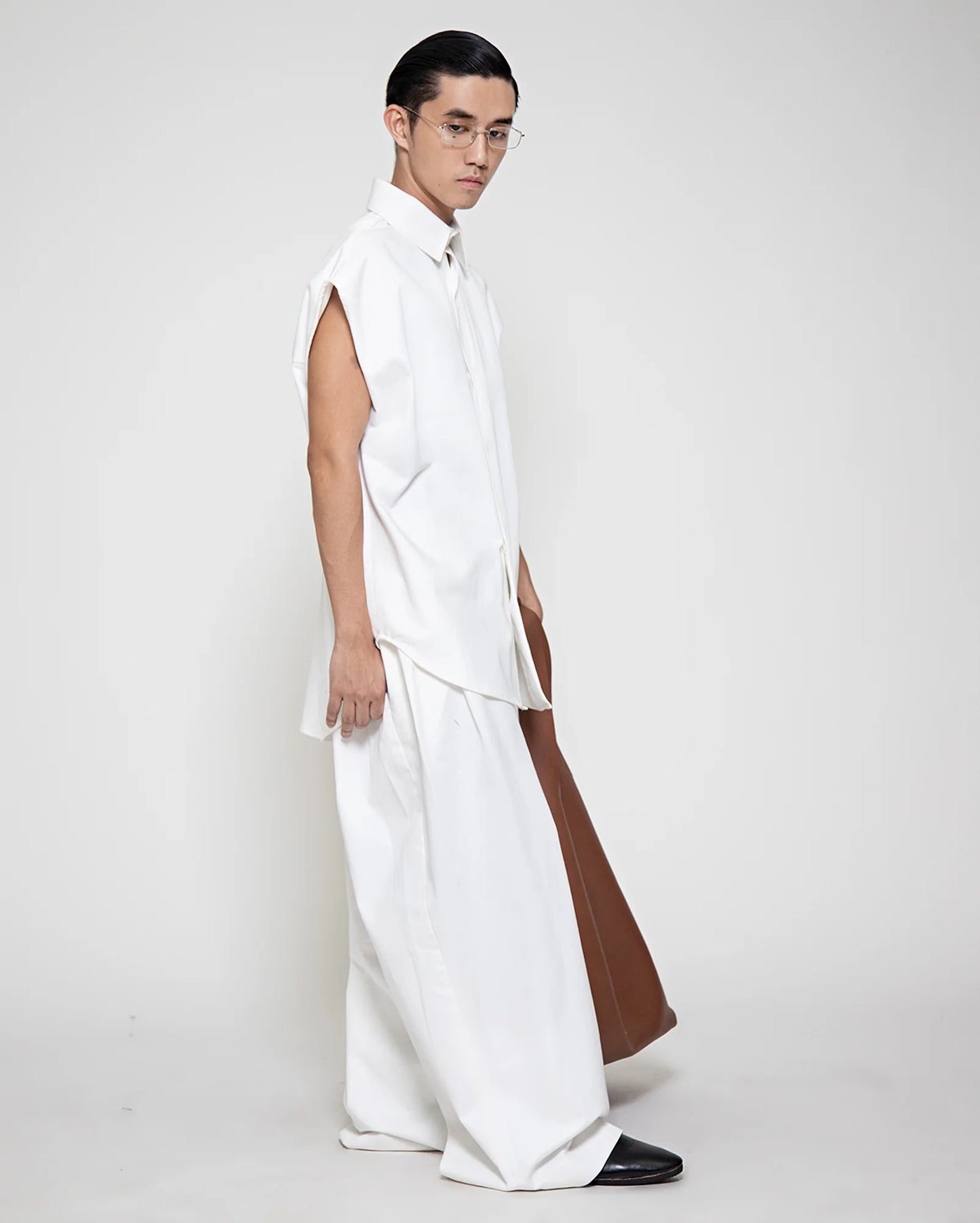 Ramlee Pants White - BEV C multi label store