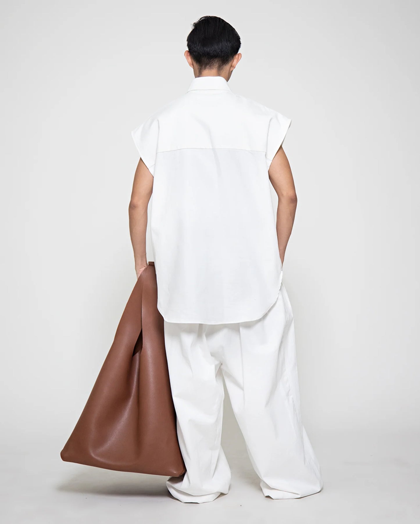 Ramlee Pants White - BEV C multi label store
