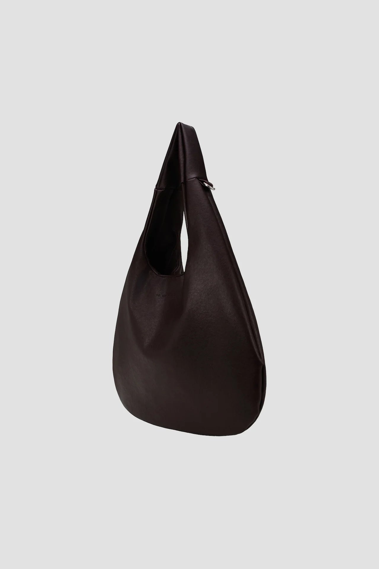 Medium Egg Leather Tote (Dark Brown) - BEV C multi label store