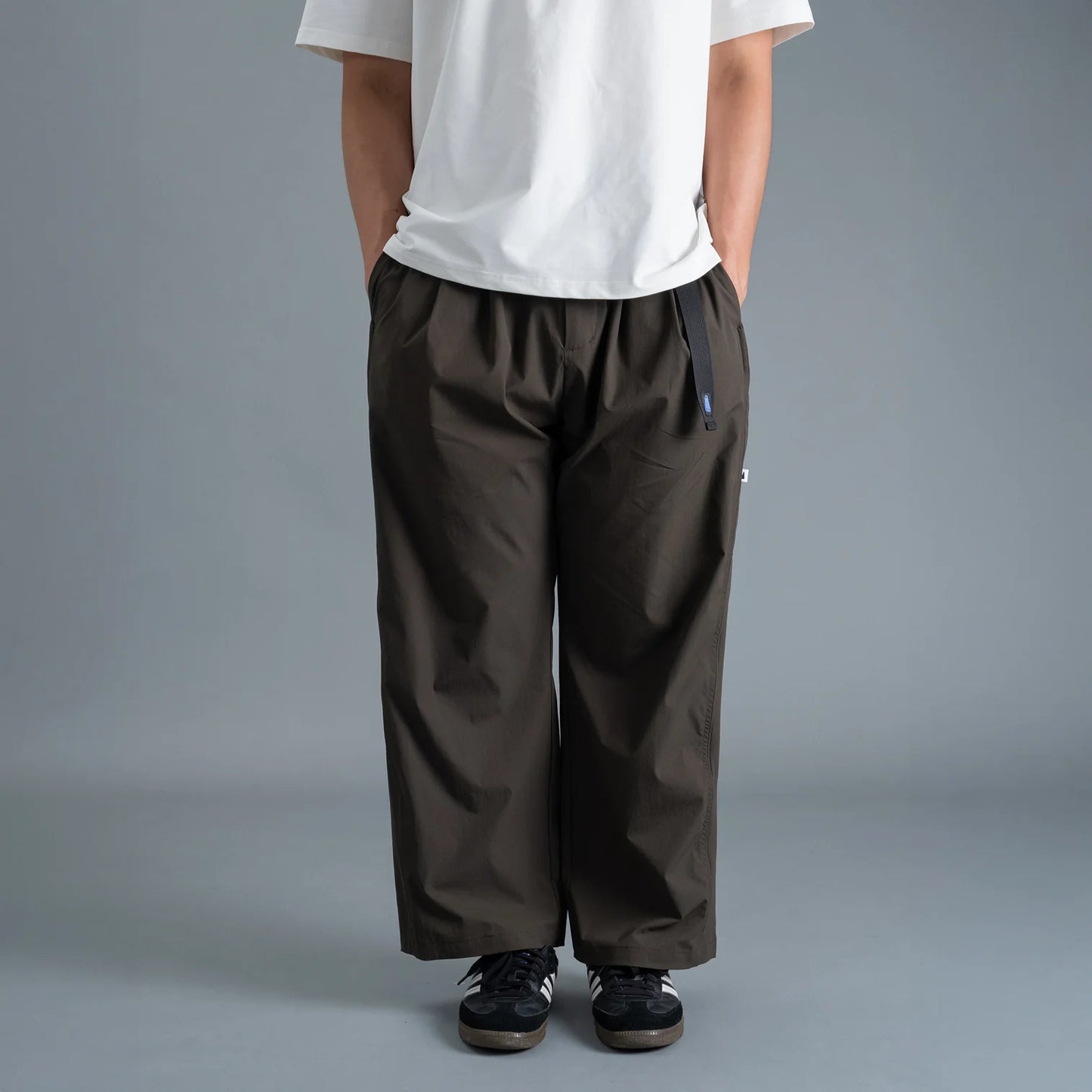 Panel Pants / Nylon – Green