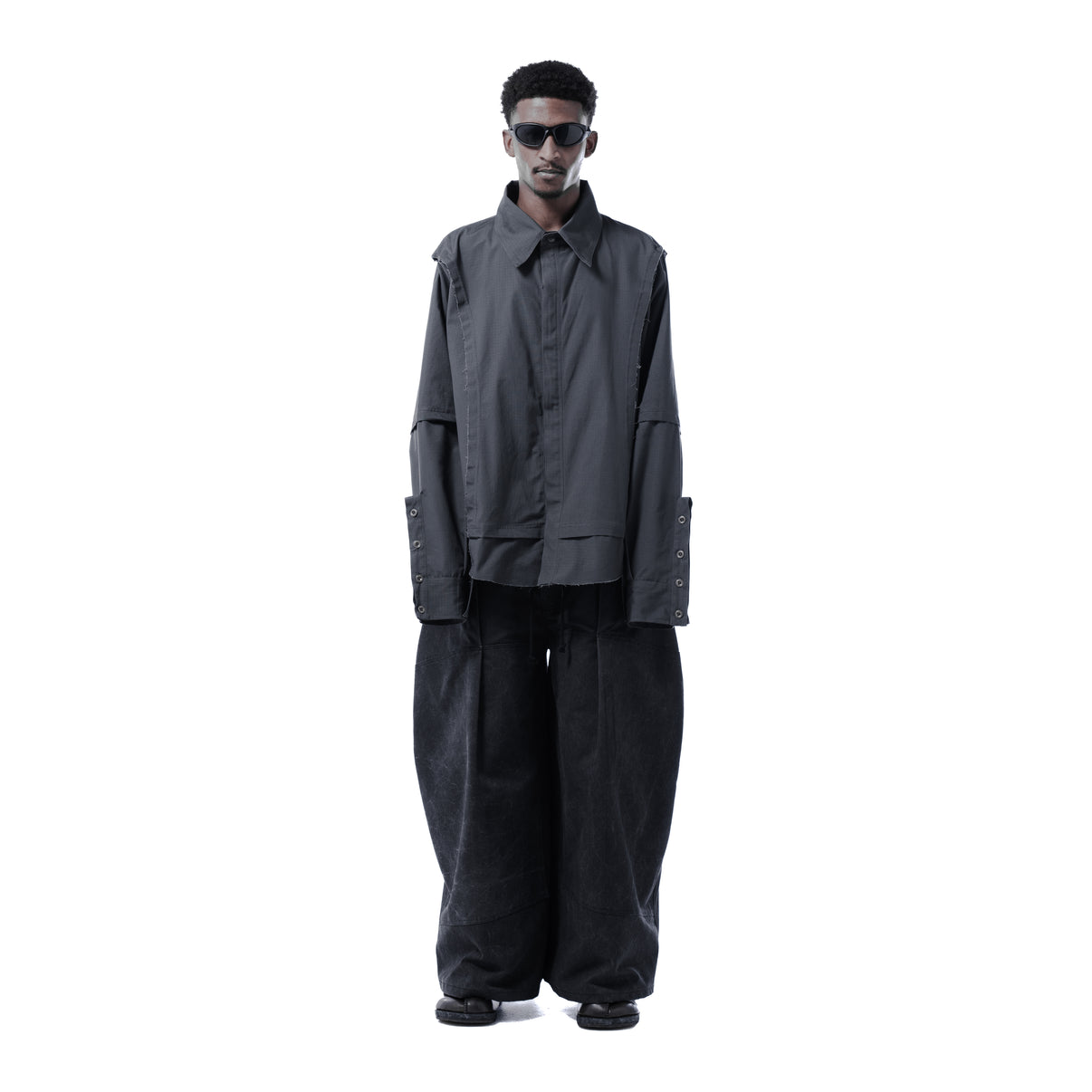 M-EX SHIRT - GREY - BEV C multi label store
