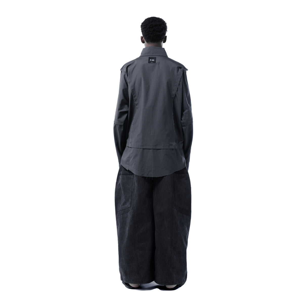 M-EX SHIRT - GREY - BEV C multi label store