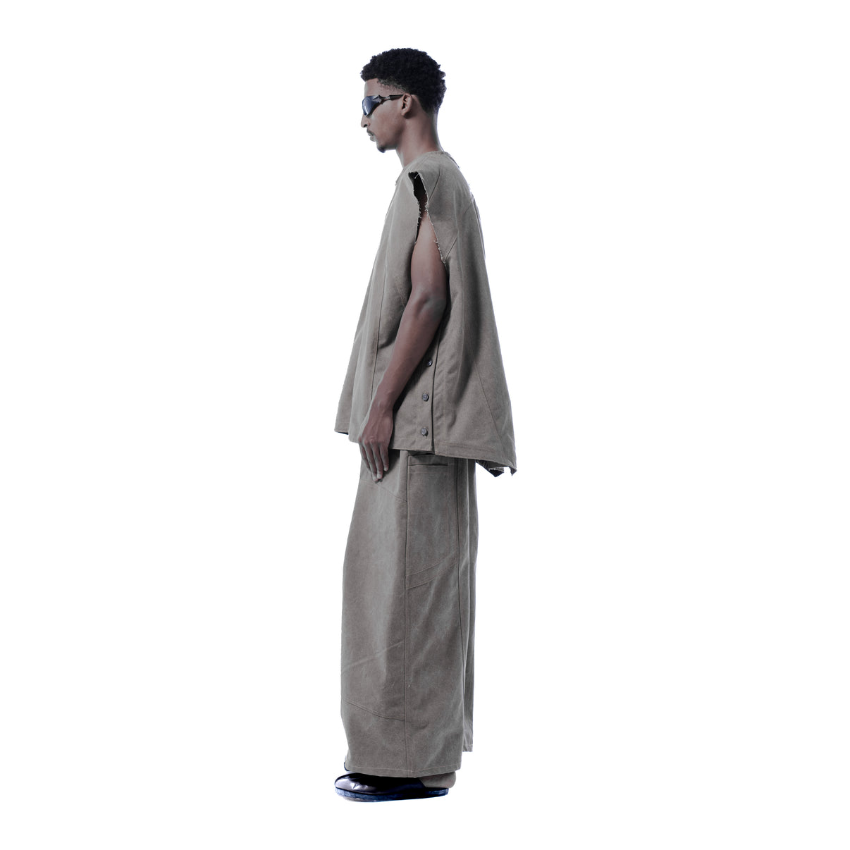 M-EX VEST - GREY - BEV C multi label store