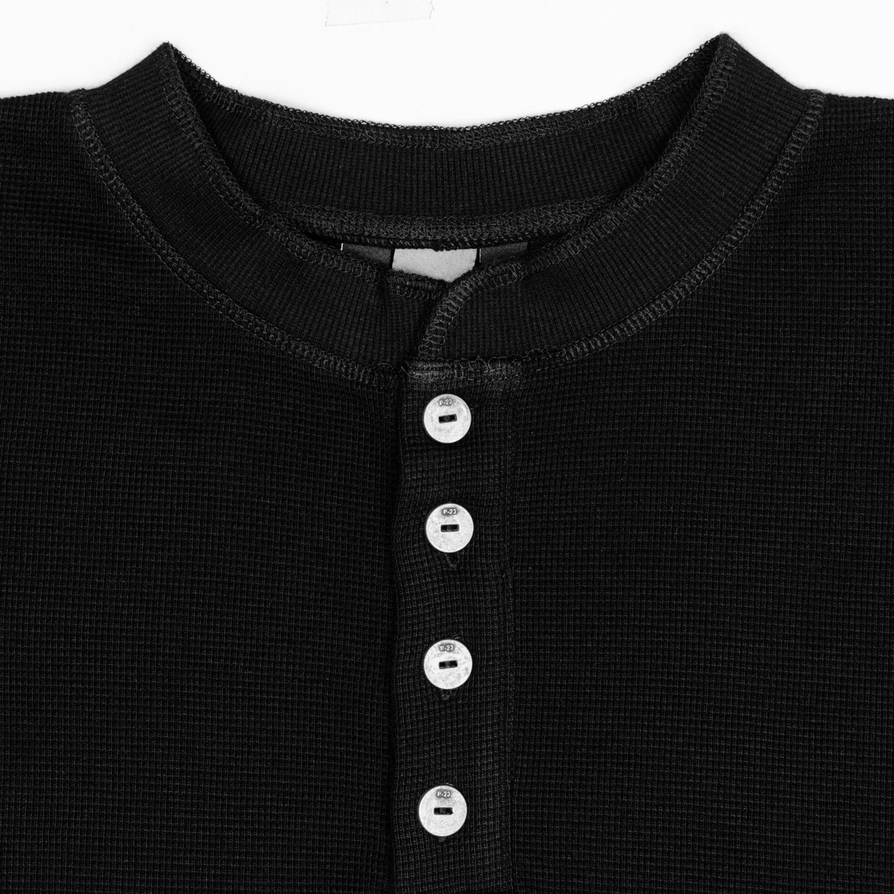 626 HENLEY L-S SHIRT - BLACK - BEV C multi label store