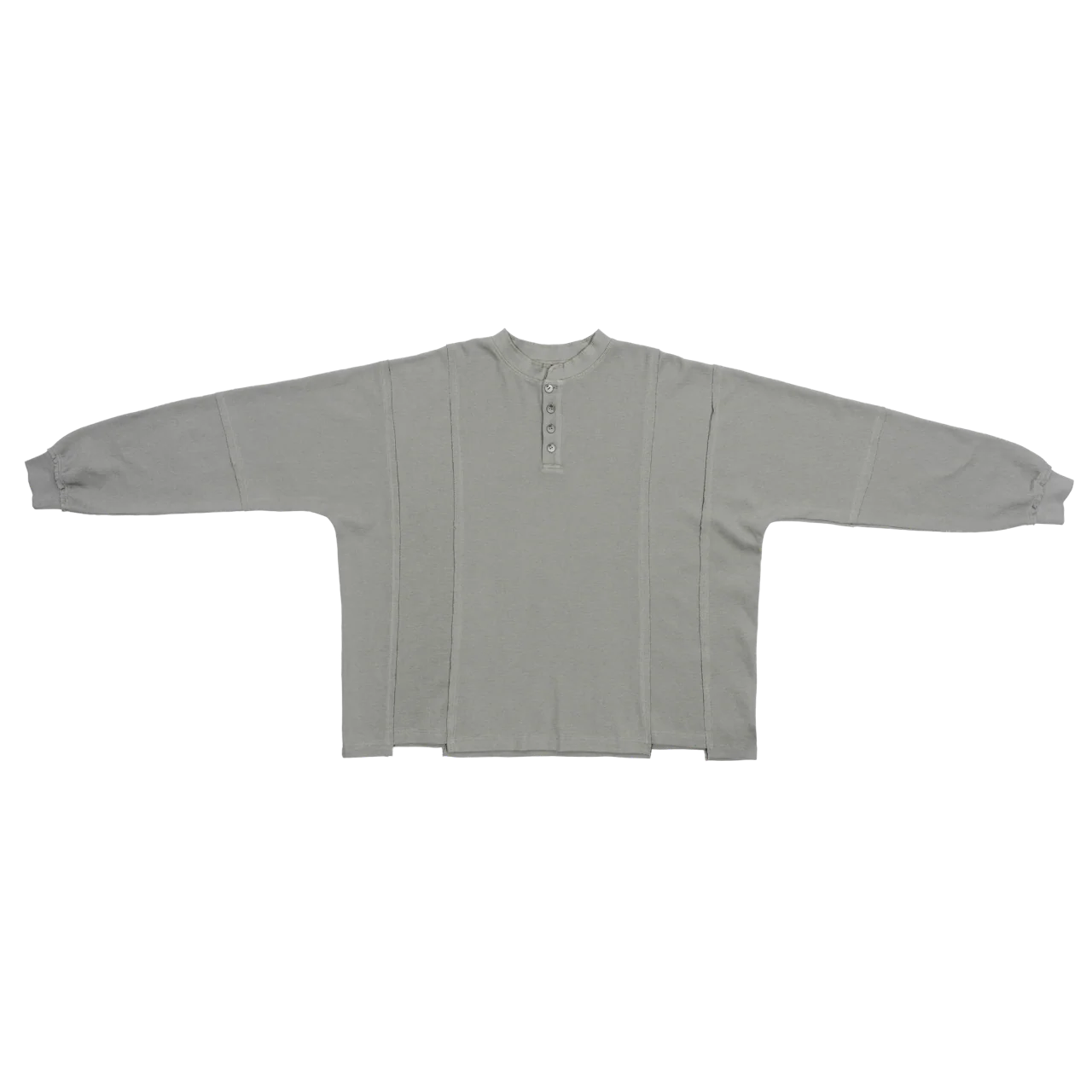 626 HENLEY L-S SHIRT - GREY - BEV C multi label store
