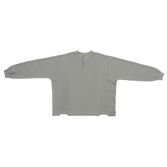 626 HENLEY L-S SHIRT - GREY - BEV C multi label store