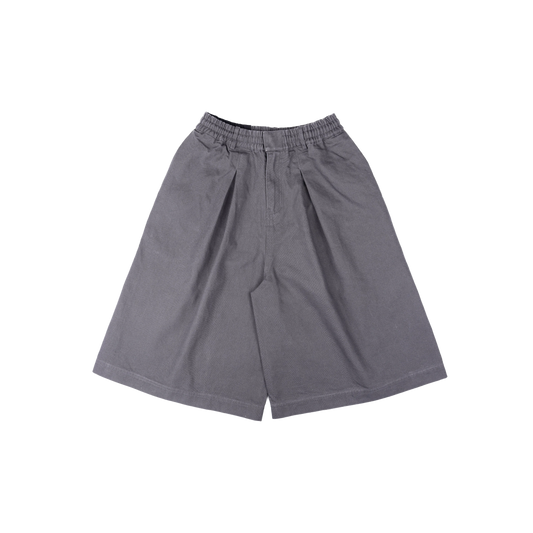 ASYMMETRICAL JORTS - GREY