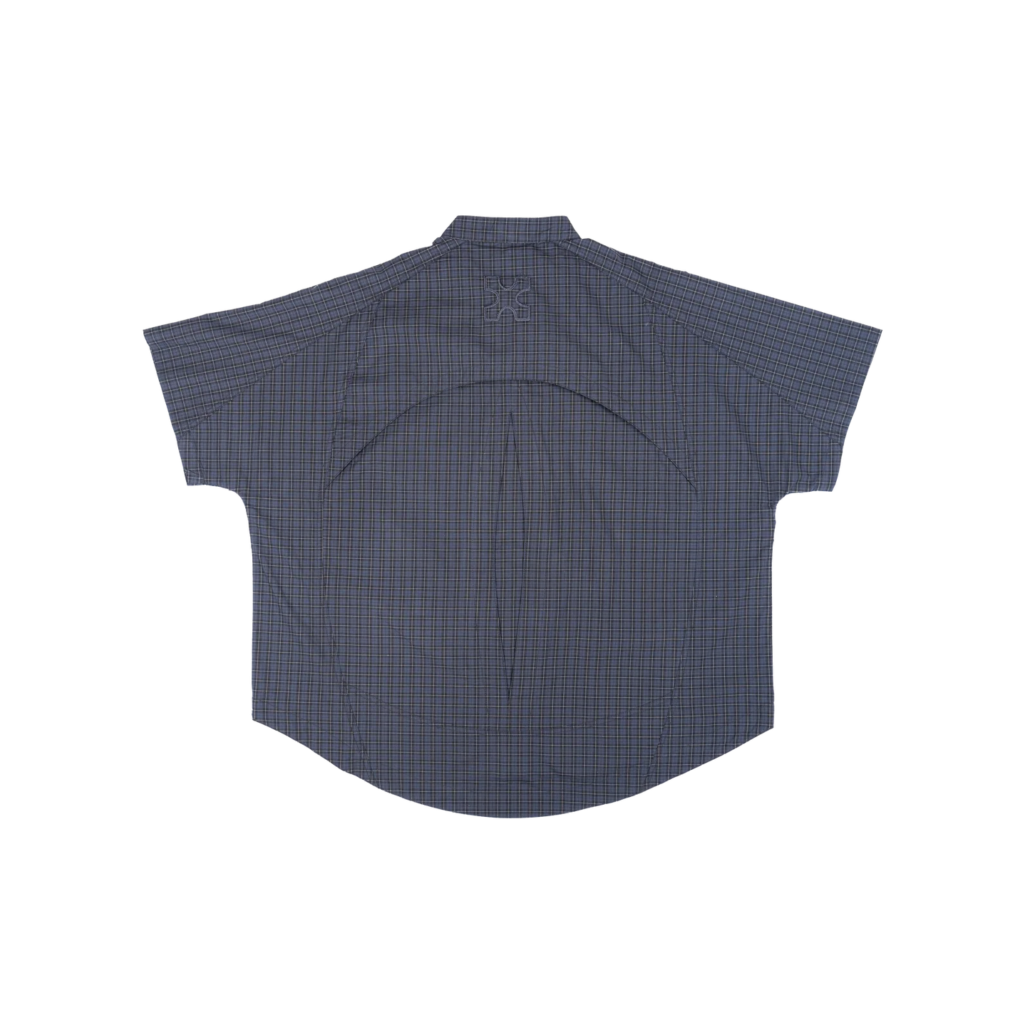 MANDARIN BACK PLEATED SHIRT - CHECKERED - BEV C multi label store
