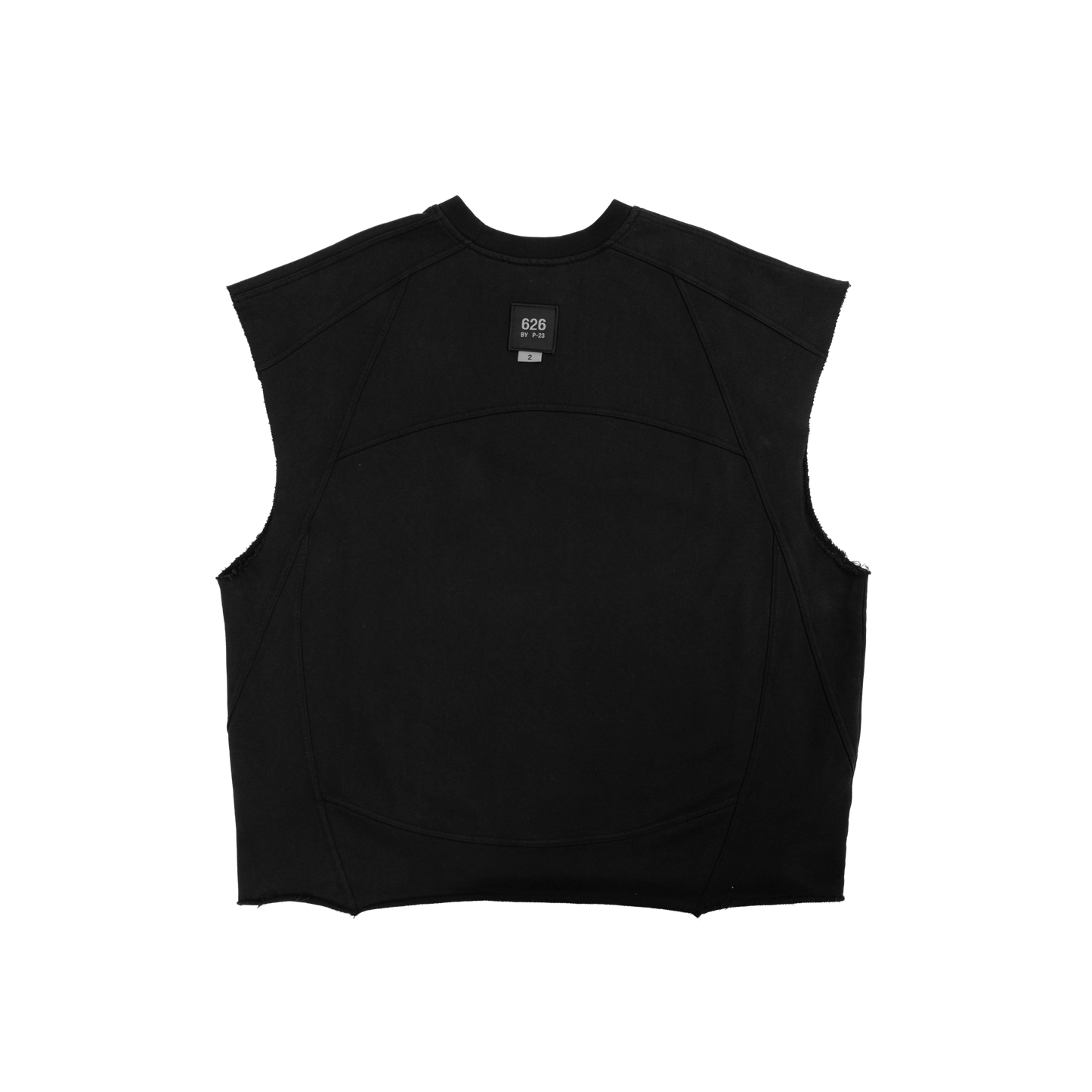 626 BAT PANEL TANK TOP - BLACK - BEV C multi label store