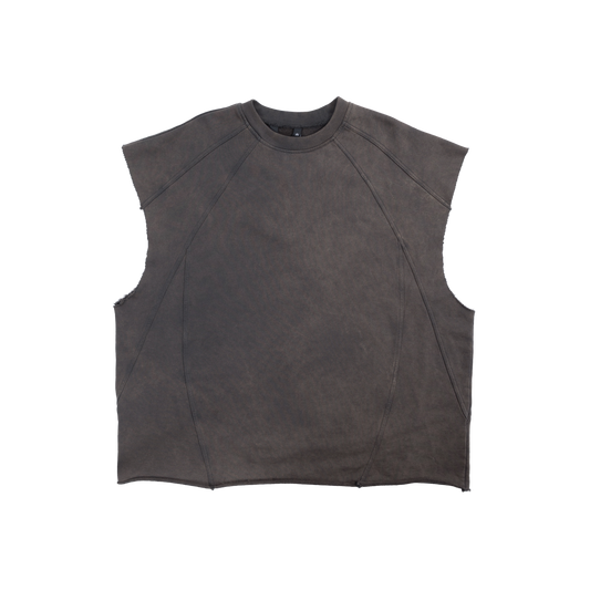 626 BAT PANEL TANK TOP - GREY - BEV C multi label store