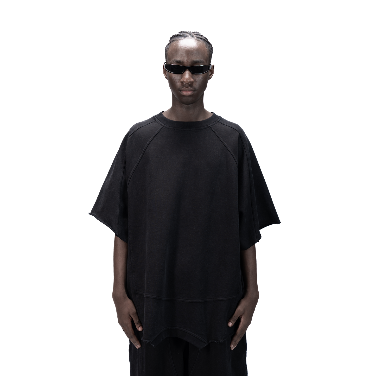 626 BAT PANEL T-SHIRT - BLACK - BEV C multi label store