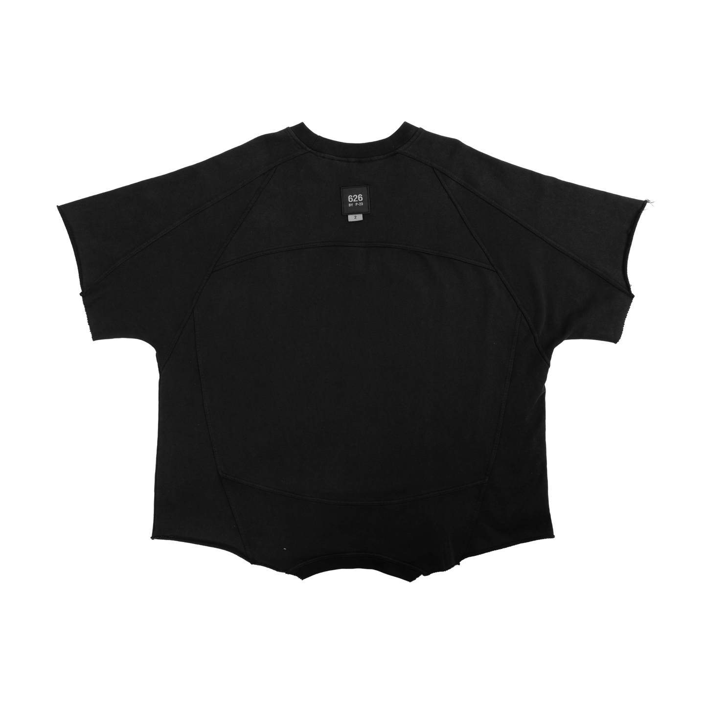 626 BAT PANEL T-SHIRT - BLACK - BEV C multi label store