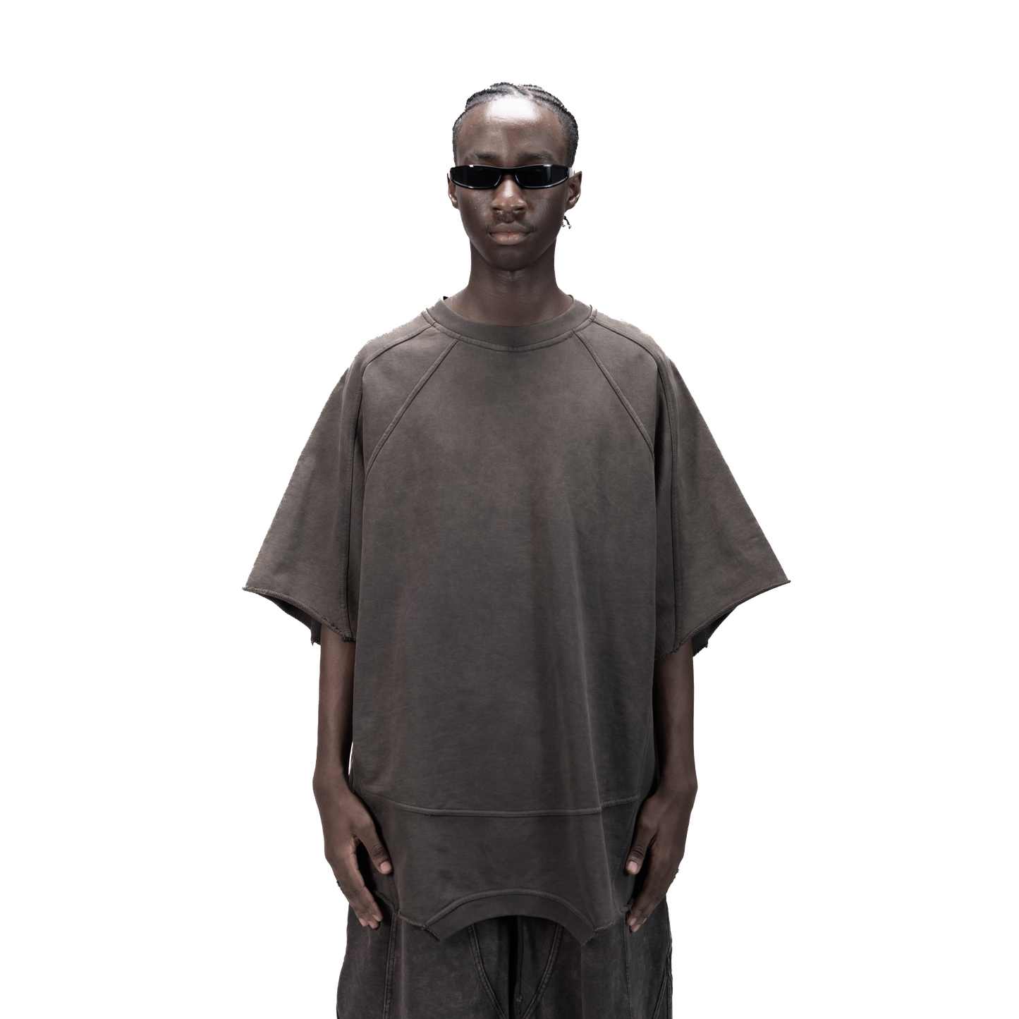 626 BAT PANEL T-SHIRT - GREY - BEV C multi label store