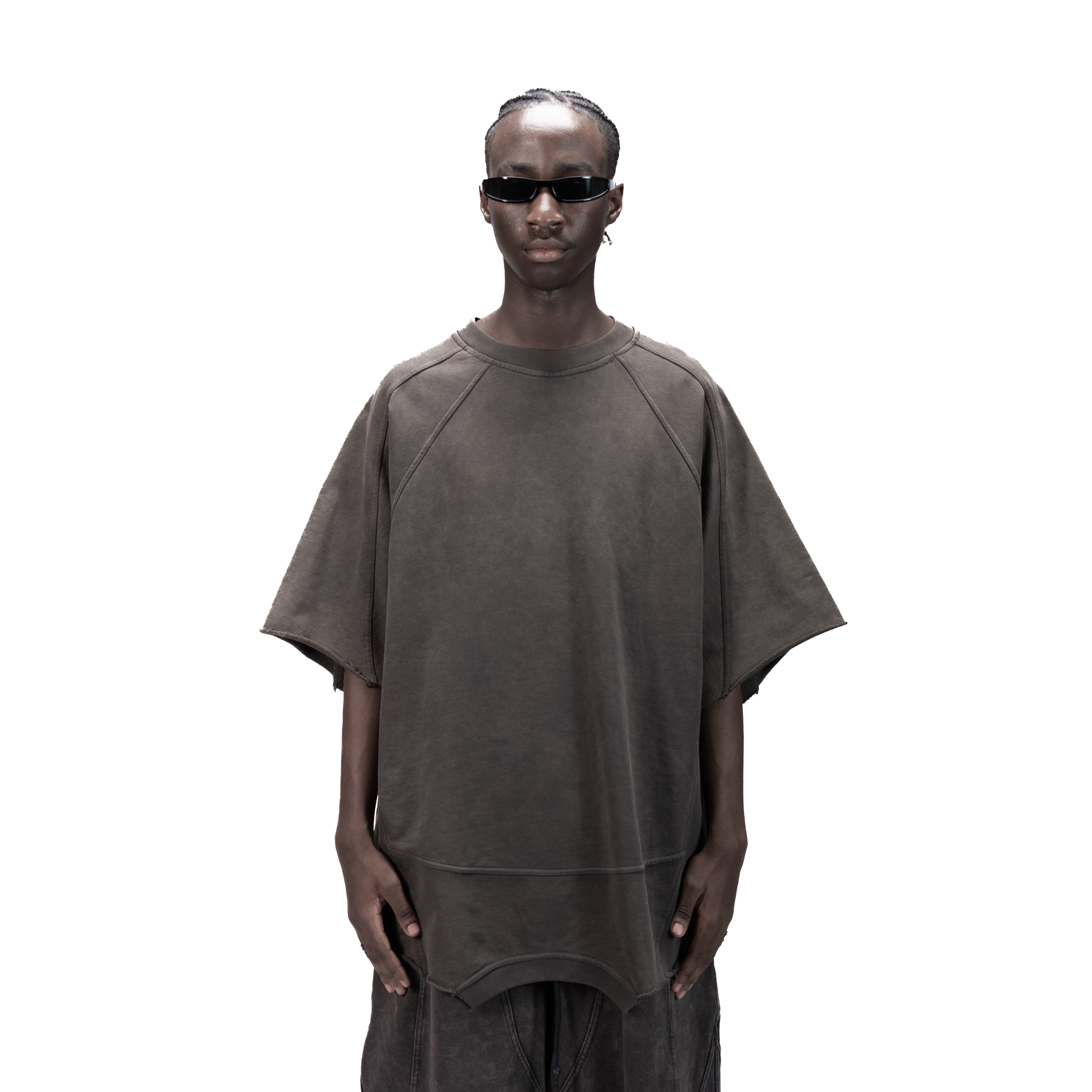 626 BAT PANEL T-SHIRT - GREY - BEV C multi label store
