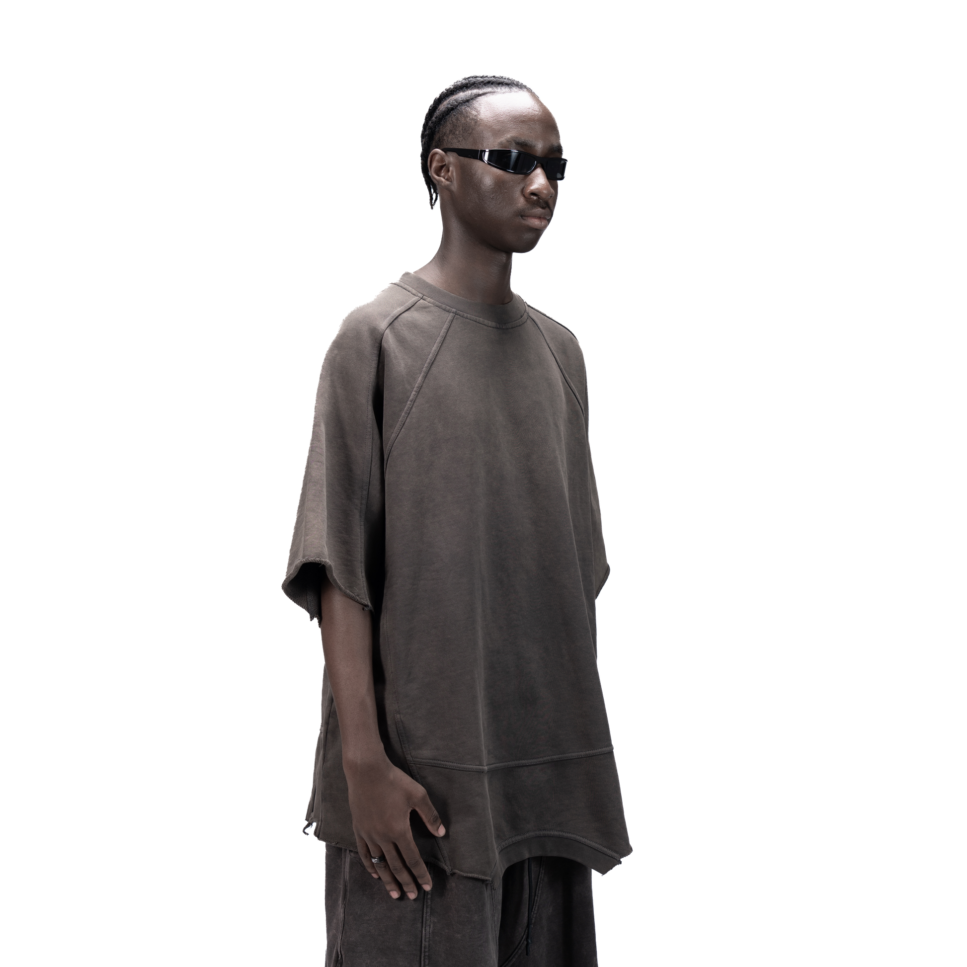 626 BAT PANEL T-SHIRT - GREY - BEV C multi label store