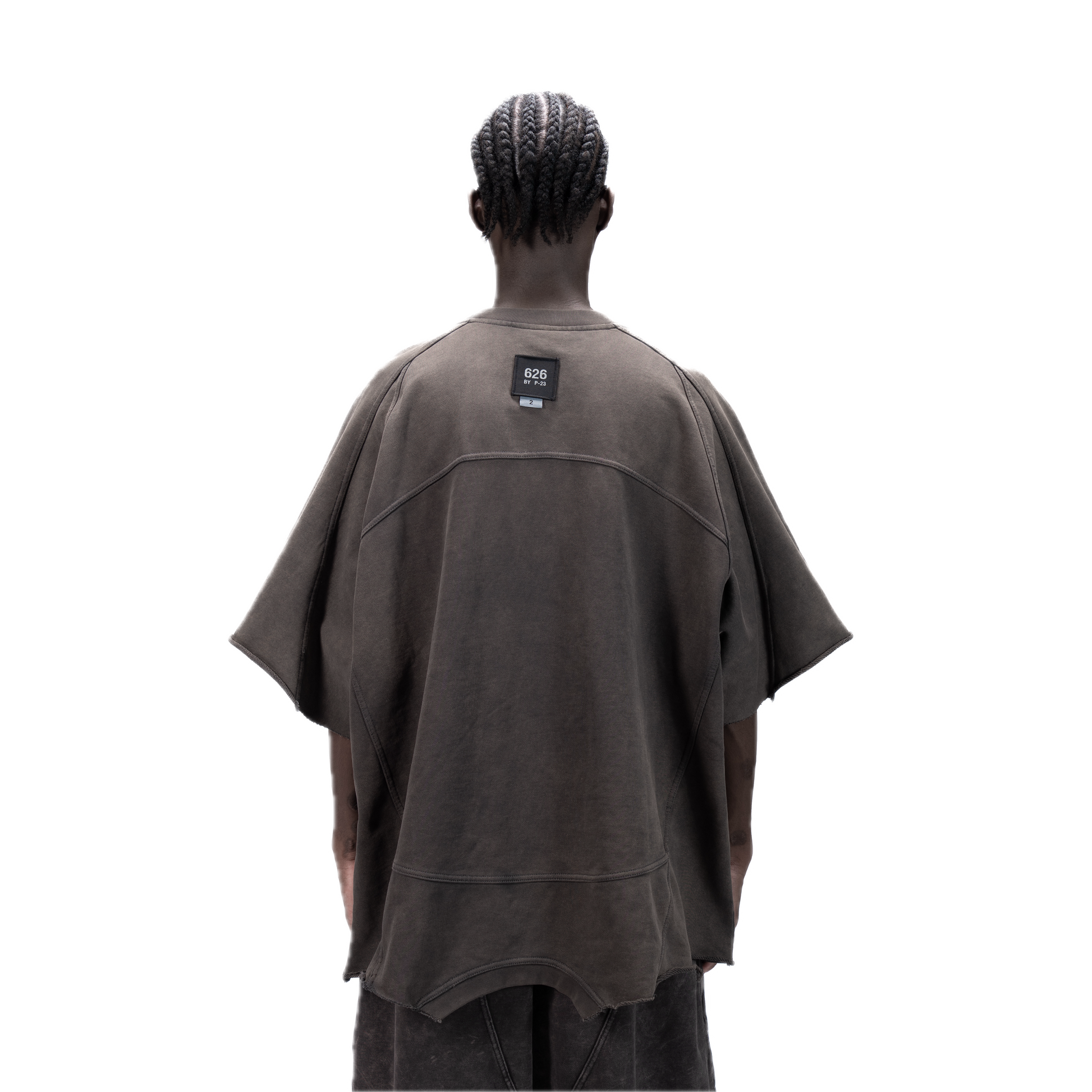 626 BAT PANEL T-SHIRT - GREY - BEV C multi label store
