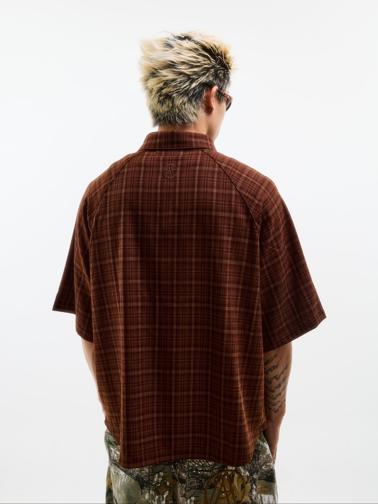 FLANNEL MIGUEL SHIRT BROWN - BEV C multi label store