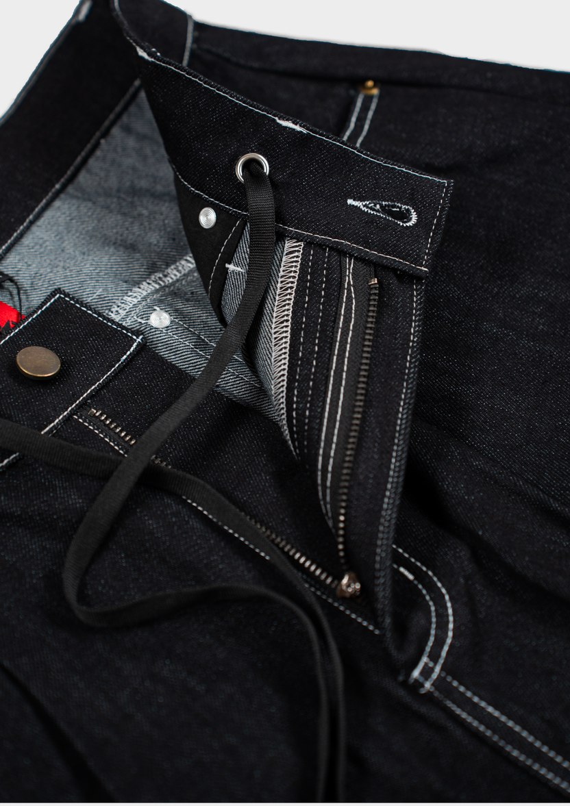 Drift Line Wide Fit Shorts Denim - BEV C multi label store